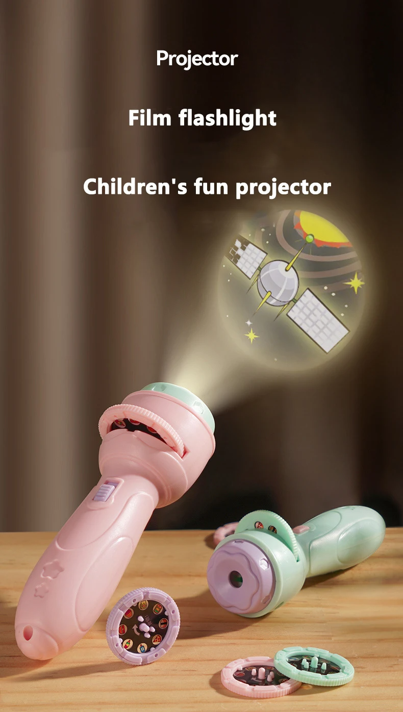 Projector Flashlight for Kids | Early Learning & Fun Projection Torch